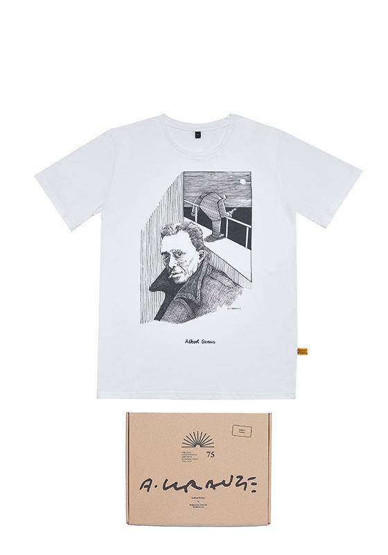 Koszulka Albert Camus Biała
