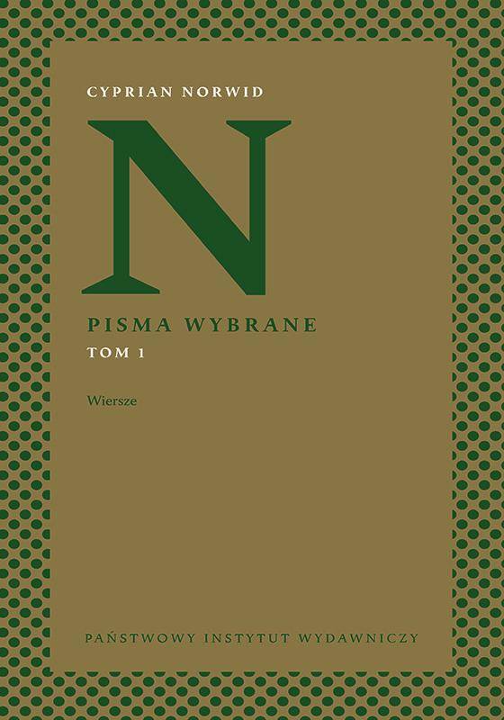 Pisma wybrane, t. 1: Wiersze